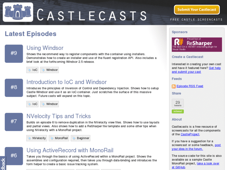 www.castlecasts.com