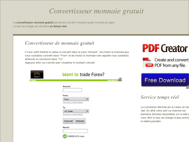 www.convertisseur-monnaie.net