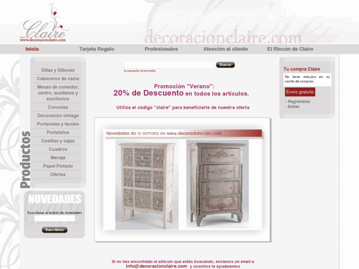 www.decoracionclaire.es