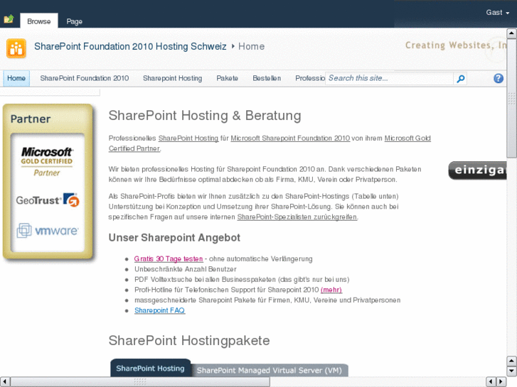 www.sharepoint-foundation-hosting.ch