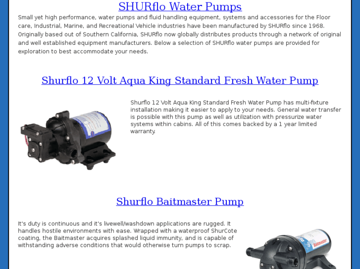 www.shurflowaterpump.com