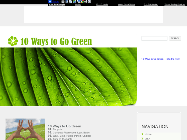 www.10waystogogreen.com