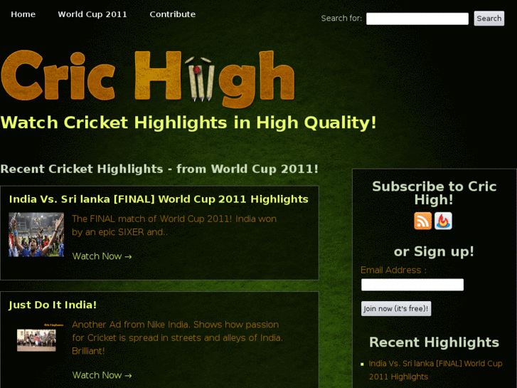 www.crichigh.com