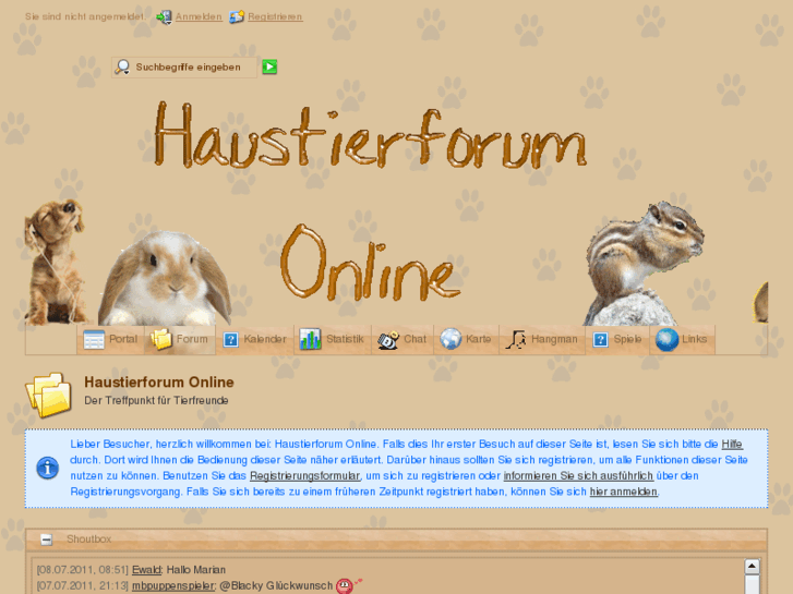 www.haustierforumonline.de