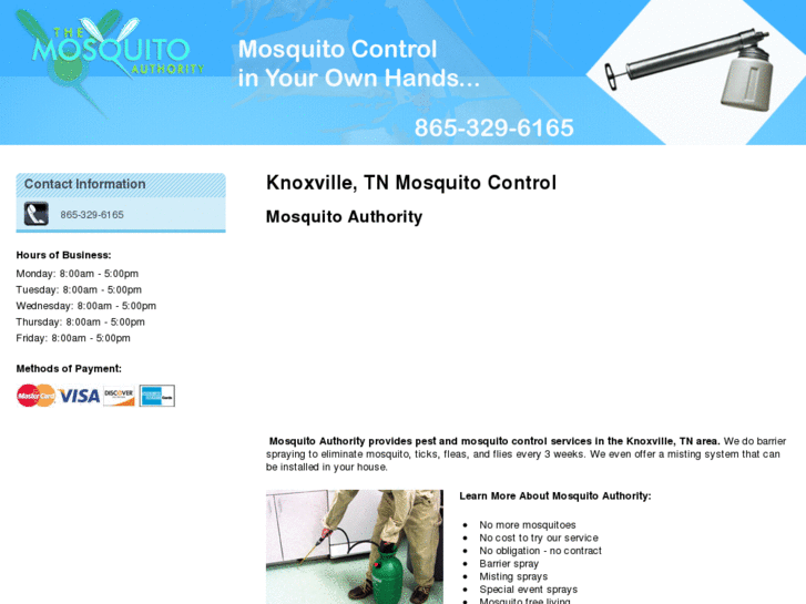 www.knoxvillemosquitoauthority.com