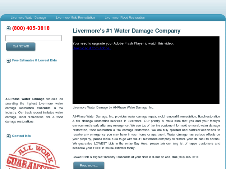 www.livermorewaterdamage.info