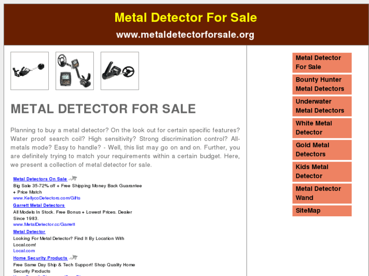 www.metaldetectorforsale.org