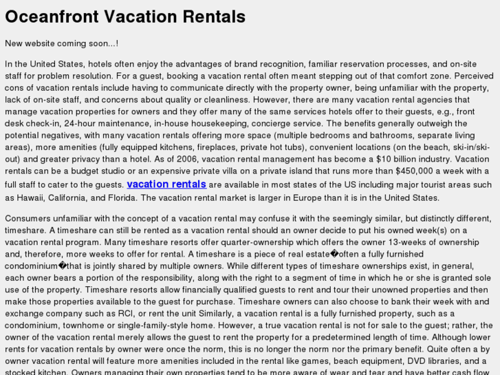 www.oceanfront-rentals.com