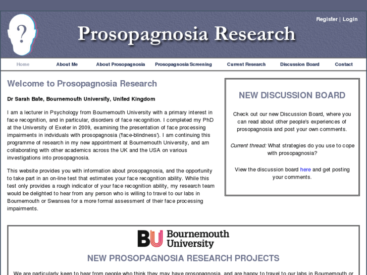 www.prosopagnosiaresearch.org