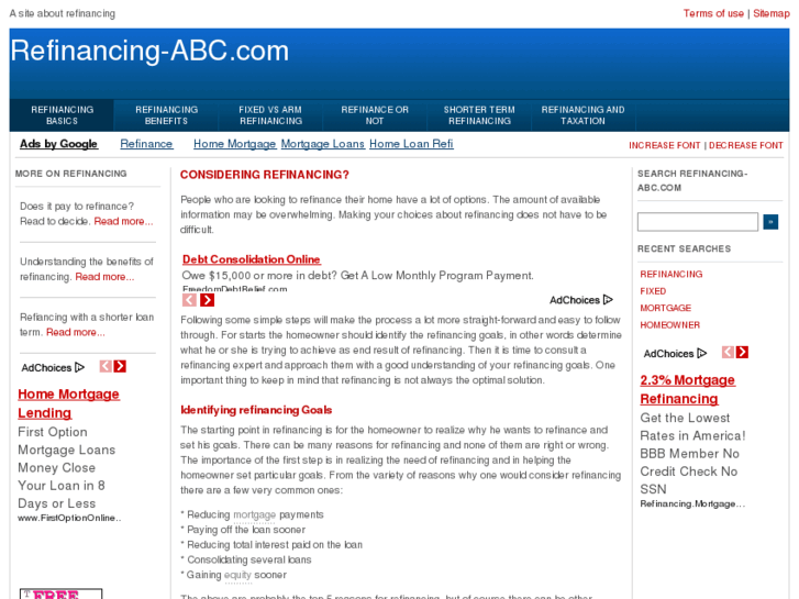 www.refinancing-abc.com