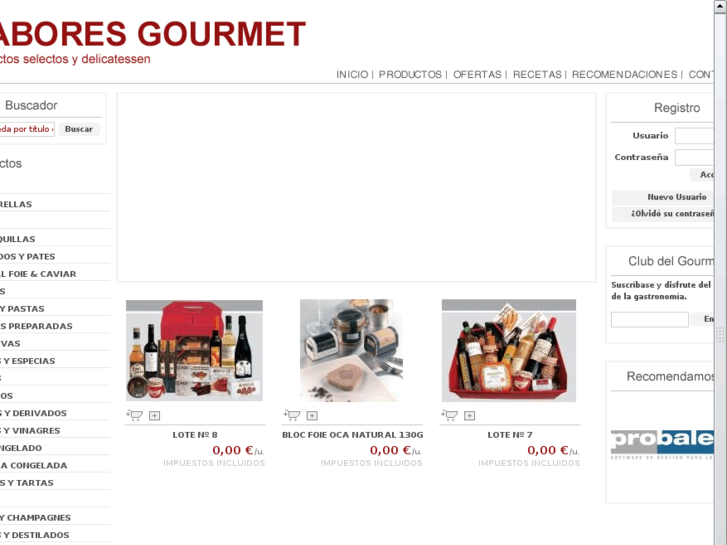 www.saboresgourmet.es