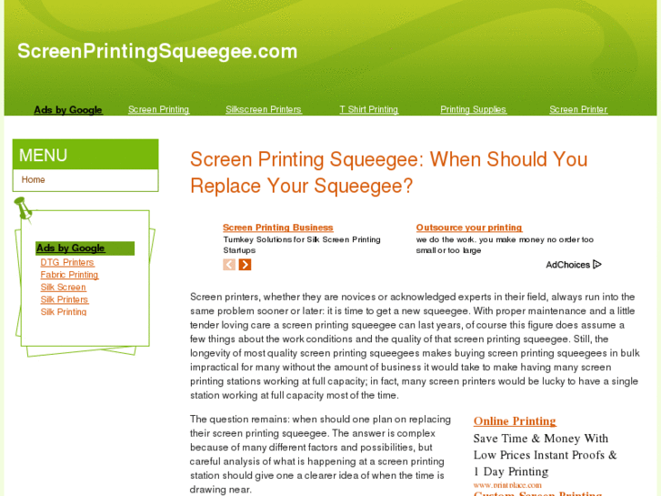 www.screenprintingsqueegee.com