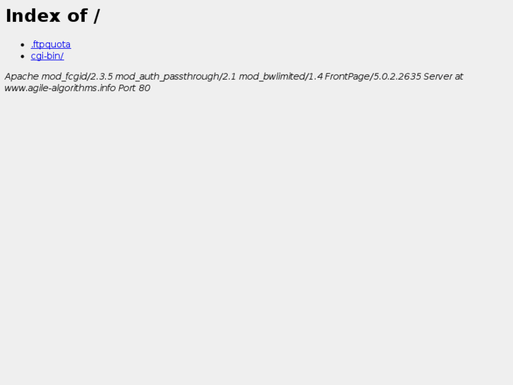 www.agile-algorithms.info