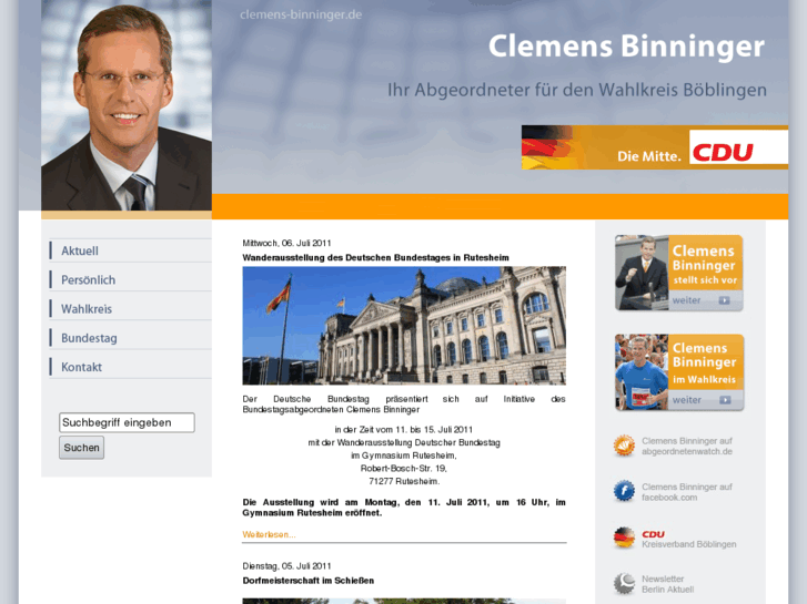 www.clemens-binninger.de