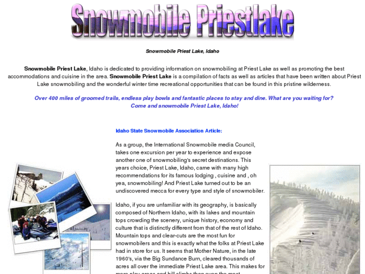 www.priestlakesnowmobile.com