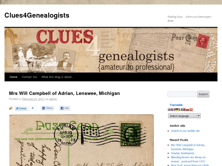 www.clues4genealogists.com