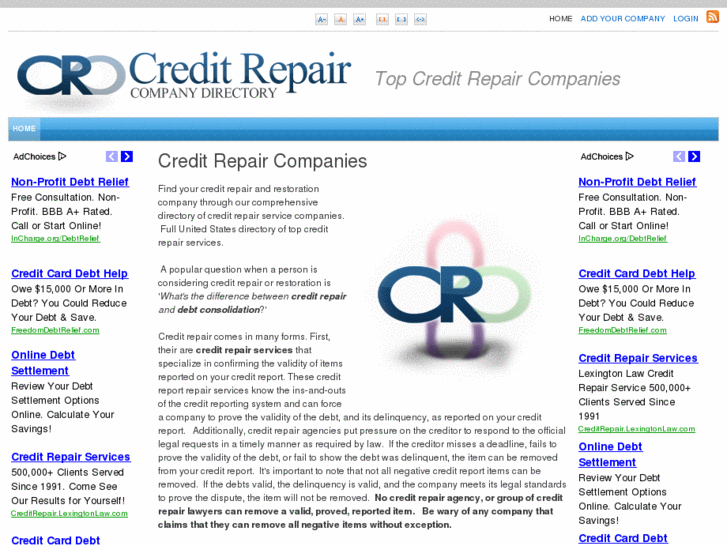 www.creditrepaircompanies.biz