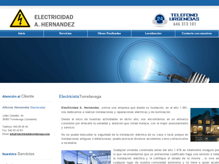 www.electricistatorrelavega.com