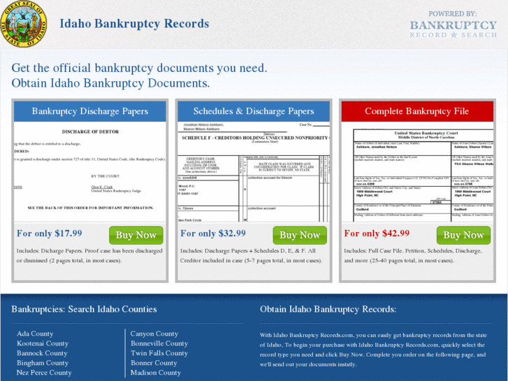 www.idahobankruptcyrecords.com