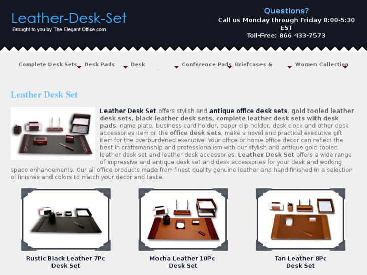 www.leather-desk-set.org