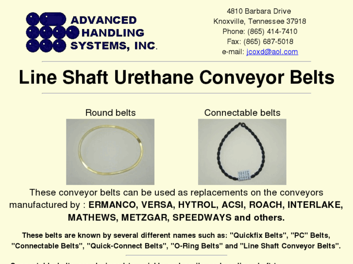 www.lineshaftconveyorbelts.com