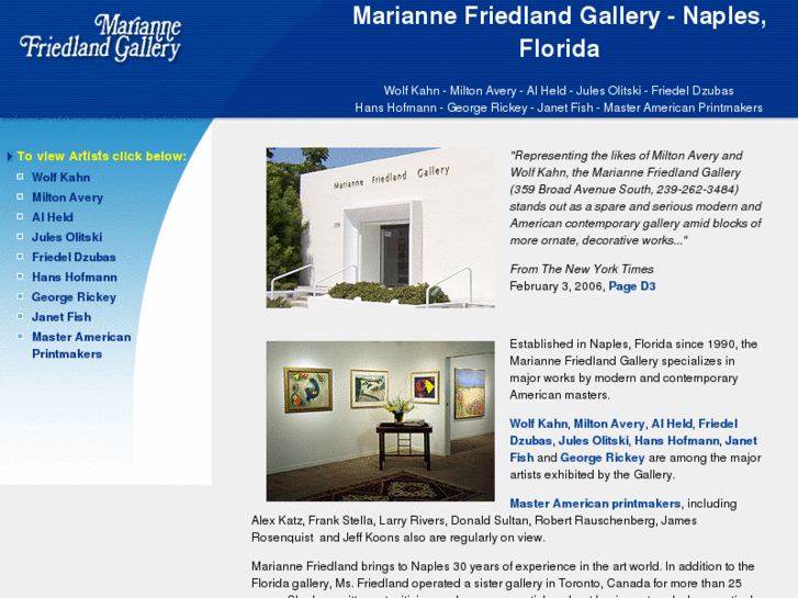 www.mariannefriedlandglry.com