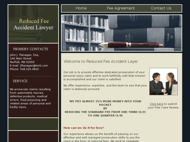 www.reducedfeeaccidentlawyer.com