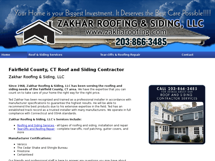 www.zakharroofingandsidingllc.com