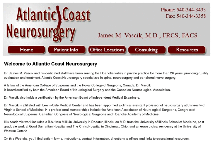 www.atlanticcoastneurosurgery.com