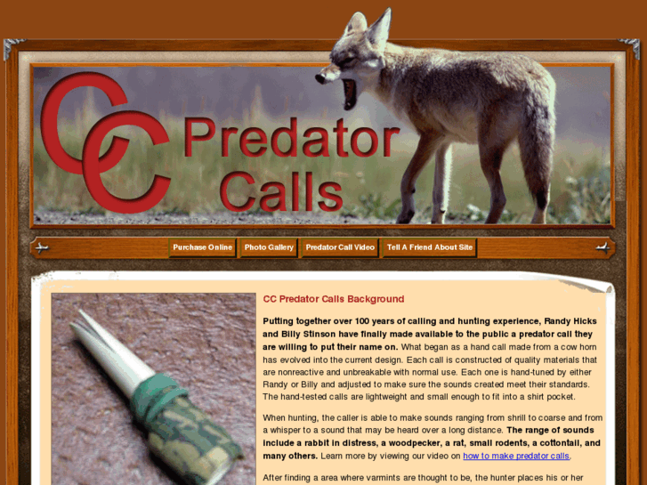 www.ccpredatorcalls.com