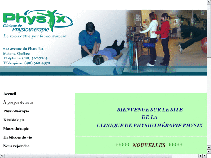 www.cliniquephysix.com