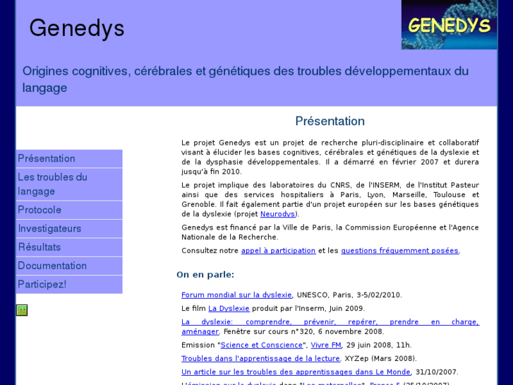 www.genedys.org