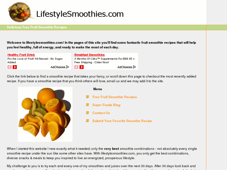 www.lifestylesmoothies.com