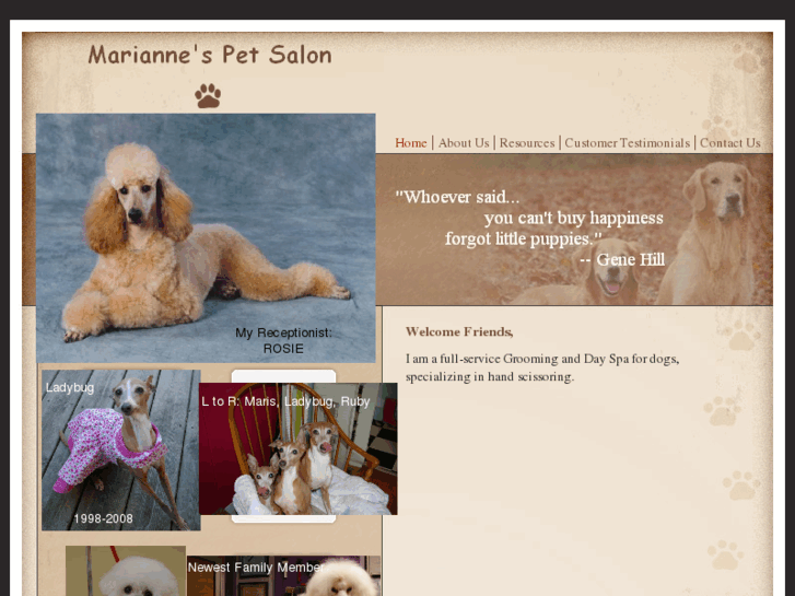 www.mariannespetsalon.com