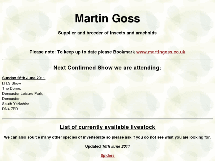 www.martingoss.co.uk