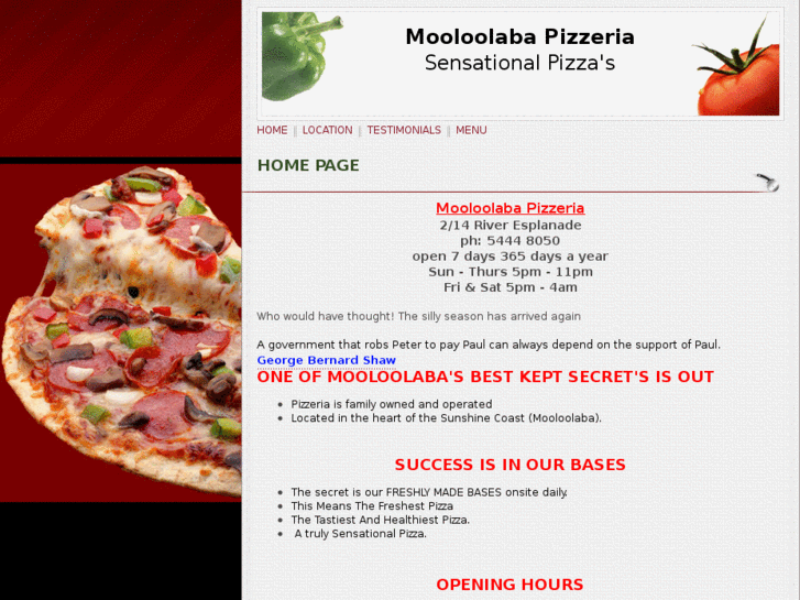www.mooloolabapizzeria.com