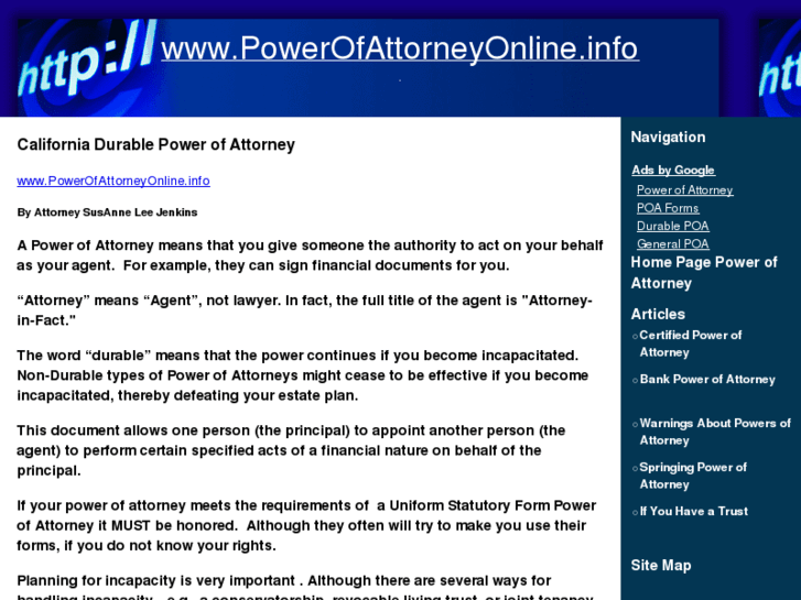 www.powerofattorneyonline.info