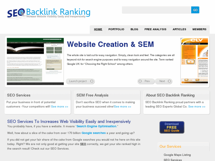 www.seobacklinkranking.com