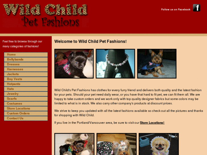 www.wildchildpetfashions.com