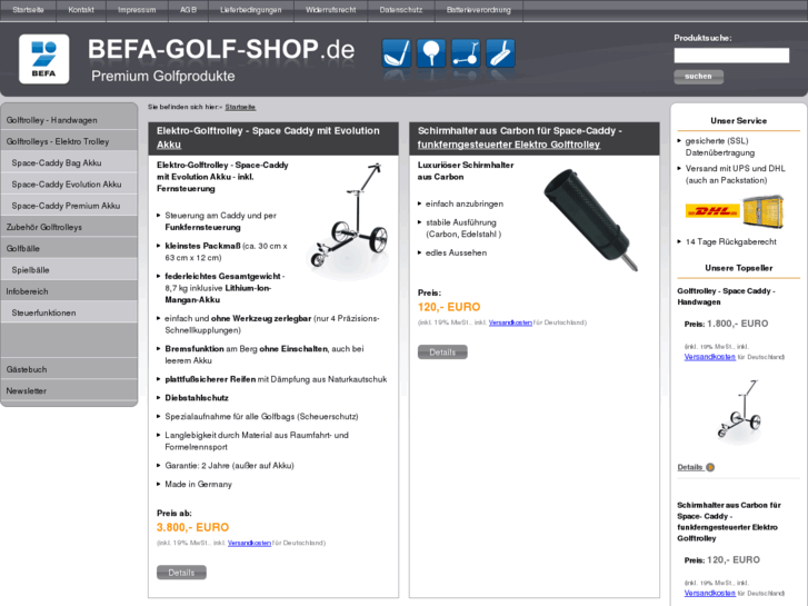 www.befa-golf-shop.de