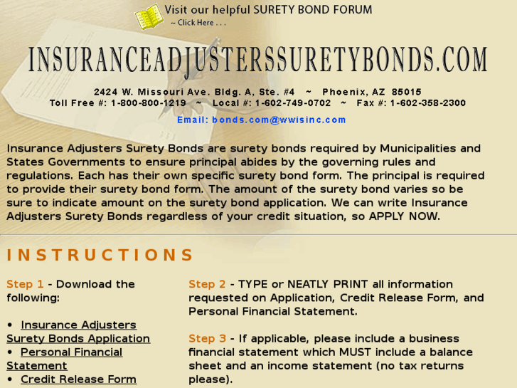 www.insuranceadjusterssuretybonds.com