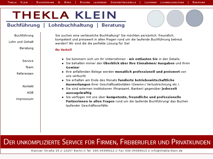 www.thekla-klein.com