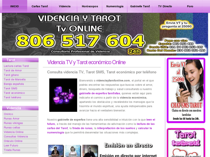 www.videnciaytarotonline.com