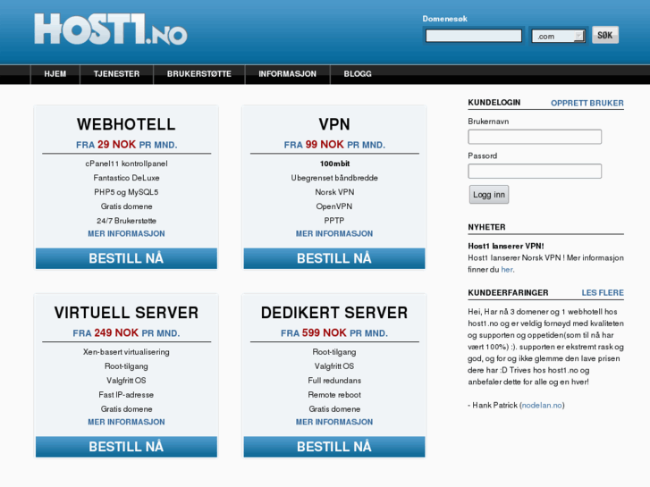 www.host1.no