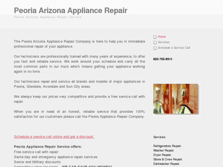 www.peoriaapplianceservice.com