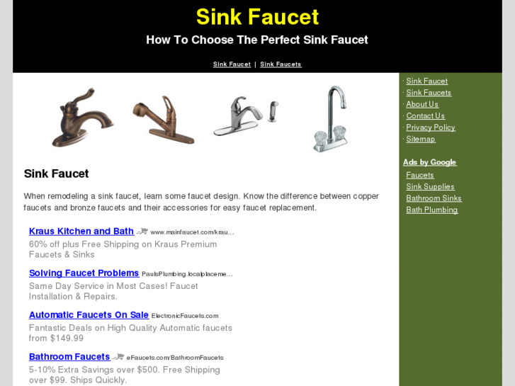 www.sinkfaucet.org