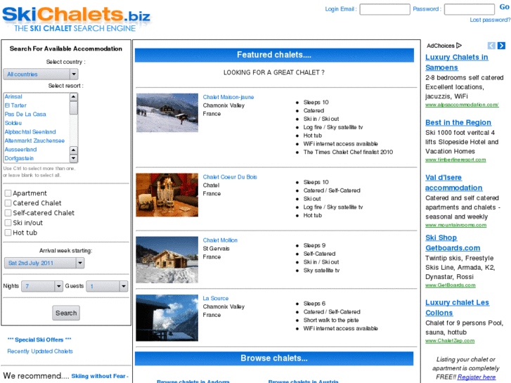 www.ski-chalets.biz