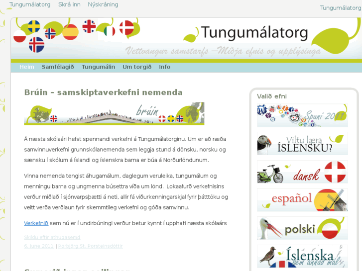 www.tungumalatorg.is