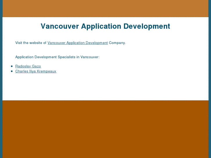 www.vancouverapplicationdevelopment.com