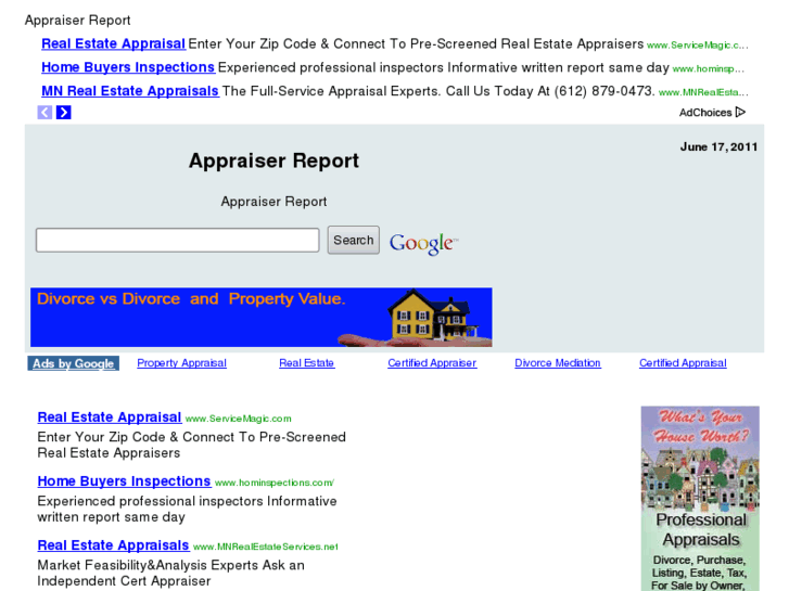 www.appraiserreport.com